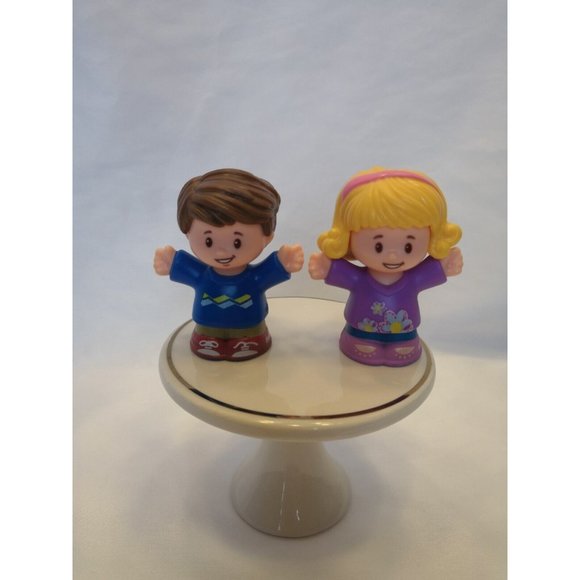 Fisher Price Little People Big Helpers House Home 2 Replacement Family Figures - Picture 1 of 5